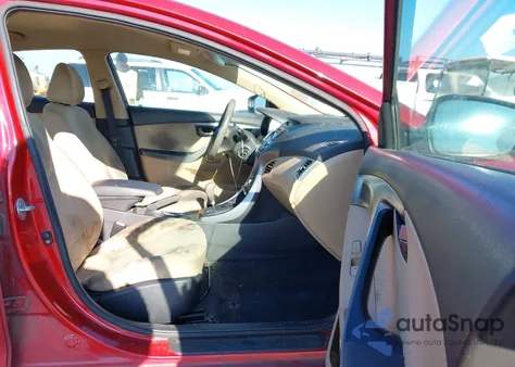 2013 Hyundai Elantra Gls from USA, damaged, VIN KMHDH4AE5DU754436